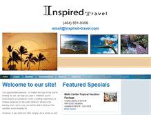 Tablet Screenshot of inspired-travel.com